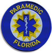 FLORIDA PARAMEDIC SHOULDER PATCH.